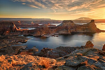 USA Arizona Alstrom Point in sunset