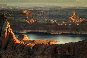 USA Arizona Alstrom Point in sunset