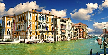 Grand Canal with Palazzo Cavalli-Franchetti, Venice, Italy