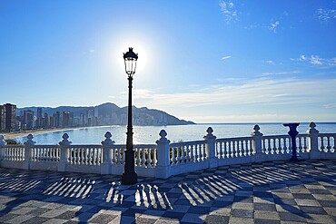 Benidorm Mirador del Castillo Mediterranean lookout point in Alicante Spain