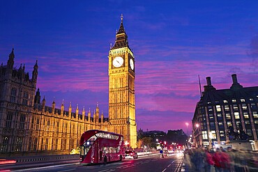 Big Ben Clock Tower in London at England