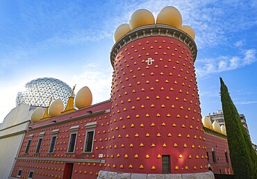 Salvador Dali museum in Figueres figueras of Catalonia Spain