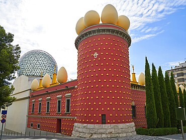 Salvador Dali museum in Figueres figueras of Catalonia Spain