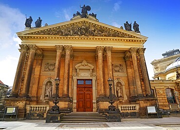 The Kunsthalle in Lipsius Bau building LipsiusBau at Dresden of Germany