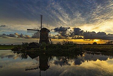 Evening at Kinderdijk, Netherlands