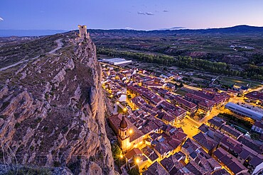 Schloss Quel, 15. Jahrhundert, Quel, La Rioja, Spanien, Europa