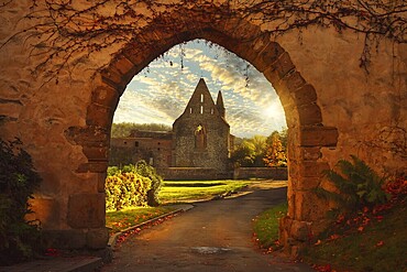 Beautiful old Rosa coeli monastery - Dolní Kounice - Czech Republic. The Baroque residence is a protected cultural monument