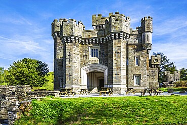 Wray Castle, Lake Windermere, Ambleside, Lake District, Cumbria, England, United Kingdom