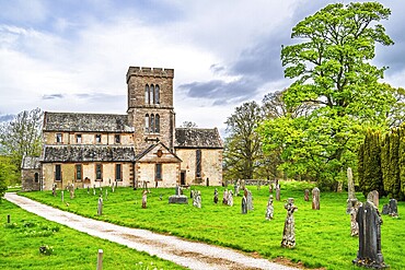 St Michael Church and Cemetery, Lowther Castle and Gardens, Lowther, Cumbria, England, United Kingdom