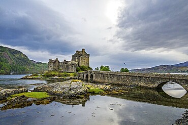 Eilean Donan Castle, Loch Duich, Isle of Skye, Highlands, Scotland, UK