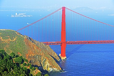 View of Golden Gate Bridge, San Francisco, California, USA