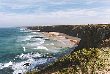 Portugal Atlantic coast, rough rock formation, Portugal