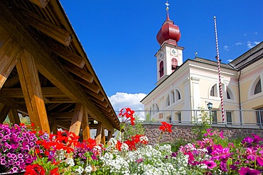 Big Church, Ortisei, Gardena Valley, Bolzano Province, Trentino-Alto Adige/South Tyrol, Italian Dolomites, Italy, Europe