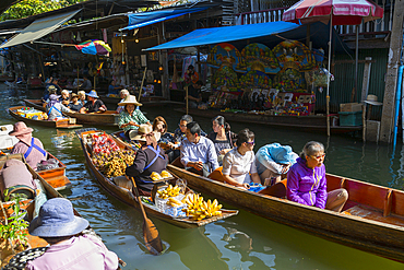 Damnoen Saduak Floating Markets, Bangkok, Thailand, Southeast Asia, Asia