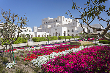 External view of Muscat Opera House, Muscat, Oman, Middle East