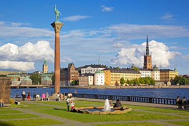 City skyline from City Hall, Stockholm, Sweden, Scandinavia, Europe