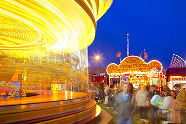 Carousel, Goose Fair, Nottingham, Nottinghamshire, England, United Kingdom, Europe