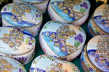 Souvenir pottery, Old Town, Budva, Montenegro, Europe