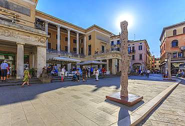 Modern art in Piazzetta Cappelato Padrocchi, Padua, Veneto, Italy, Europe