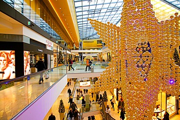 Thier Gallery, Shopping Centre at Christmas, Dortmund, North Rhine-Westphalia, Germany, Europe