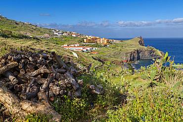 Rocky coastline on South East coast, Funchal, Madeira, Portugal, Atlantic, Europe