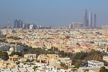 City skyline, Abu Dhabi, United Arab Emirates, Middle East