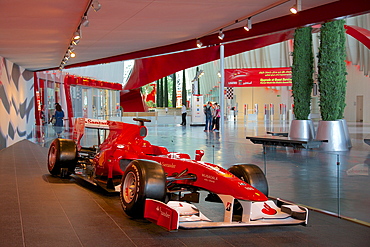 Formula 1 Racing Car, Ferrari World, Yas Island, Abu Dhabi, United Arab Emirates, Middle East