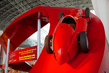Formula 1 Racing Car, Ferrari World, Yas Island, Abu Dhabi, United Arab Emirates, Middle East