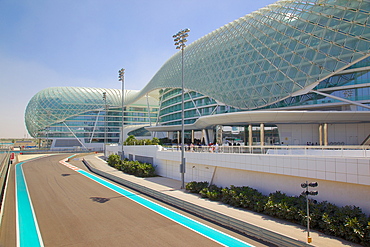 Viceroy Hotel and Formula 1 Racetrack, Yas Island, Abu Dhabi, United Arab Emirates, Middle East