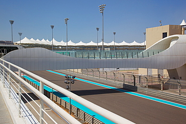 Formula 1 Racetrack, Yas Island, Abu Dhabi, United Arab Emirates, Middle East