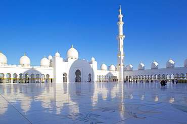 Sheikh Zayed Bin Sultan Al Nahyan Mosque, Abu Dhabi, United Arab Emirates, Middle East