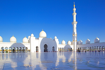 Sheikh Zayed Bin Sultan Al Nahyan Mosque, Abu Dhabi, United Arab Emirates, Middle East