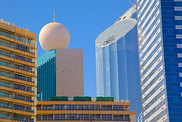 Contemporary architecture, Abu Dhabi, United Arab Emirates, Middle East