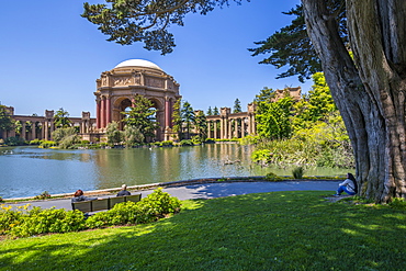 View of Palace of Fine Arts Theatre, San Francisco, California, United States of America, North America