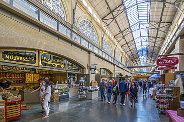 Interior of the Ferry Building Marketplace on the Embarcadero, San Francisco, California, United States of America, North America