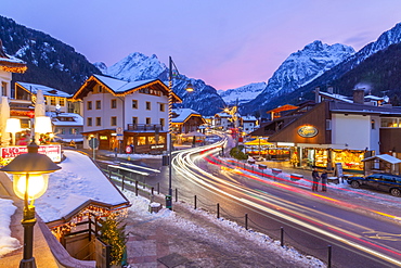 Town of Canazie during winter in Italy, Europe