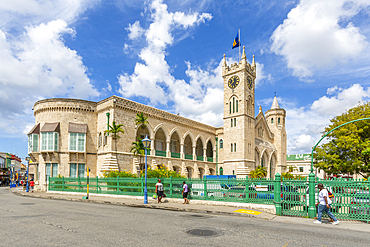 View of Parliament Building, Bridgetown, Barbados, West Indies, Caribbean, Central America