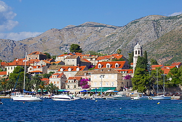 View of Old Town, Cavtat, Dubrovnik Riviera, Dalmatian Coast, Dalmatia, Croatia, Europe