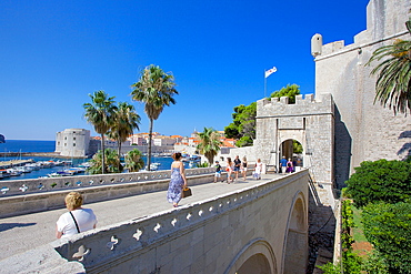 Ploce Gate, Dubrovnik, Dalmatia, Croatia, Europe
