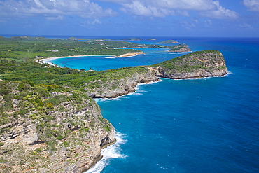 View of Willoughby Bay toward Hudson Point, Antigua, Leeward Islands, West Indies, Caribbean, Central America
