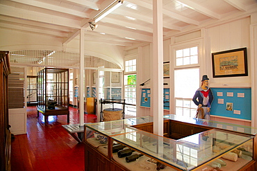 Interior of Admiral's House and Dockyard Museum, Antigua, Leeward Islands, West Indies, Caribbean, Central America