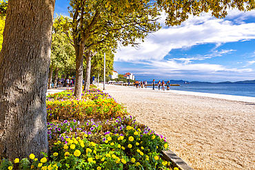 View of promenade, Zadar, Zadar county, Dalmatia region, Croatia, Europe