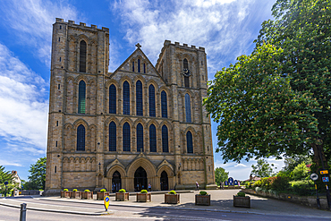 View of Ripon Cathedral Church of St. Peter and St. Wilfrid, Ripon, North Yorkshire, England, United Kingdom, Europe