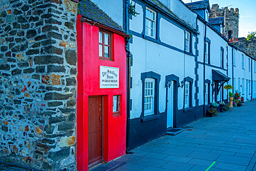 View of smallest house in Great Britain, Conwy, Gwynedd, North Wales, United Kingdom, Europe