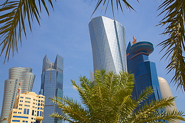 West Bay Central Financial District, Doha, Qatar, Middle East