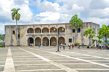 View of Alcázar de Colón, Santo Domingo, Dominican Republic, West Indies, Caribbean, Central America