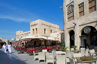 Restaurants, Waqif Souq, Doha, Qatar, Middle East