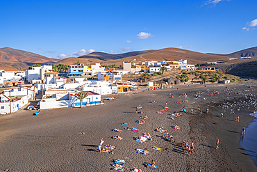 View of Playa de Ajuy from Mirador Playa de Ajuy, Ajuy, Fuerteventura, Canary Islands, Spain, Atlantic, Europe