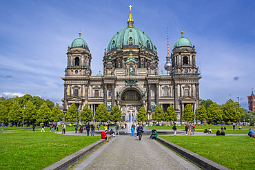 View of Berlin Cathedral, Museum Island, Mitte, Berlin, Germany, Europe