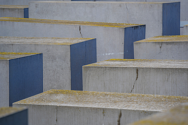 View of Memorial to the Murdered Jews of Europe, Berlin, Germany, Europe